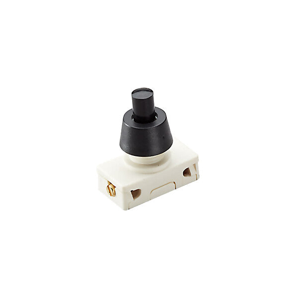 BACHMANN EB-Druckknopfschalter sw, 2(1)A,250V 1p. 924.138